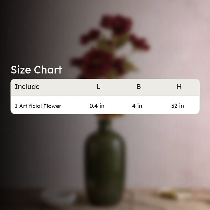 AarviDecor Peony Flame Silk Artificial Flowers media 8
