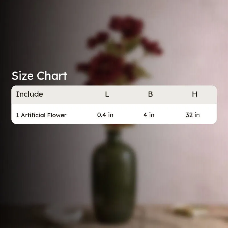 AarviDecor Peony Flame Silk Artificial Flowers media 8
