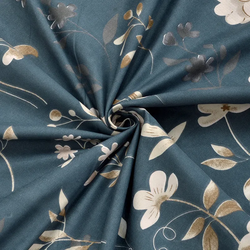 Blue Nature Diwan Set - Six Piece Set media 5