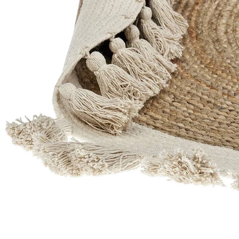 Boho Knot Braided Jute Area Rug media 5