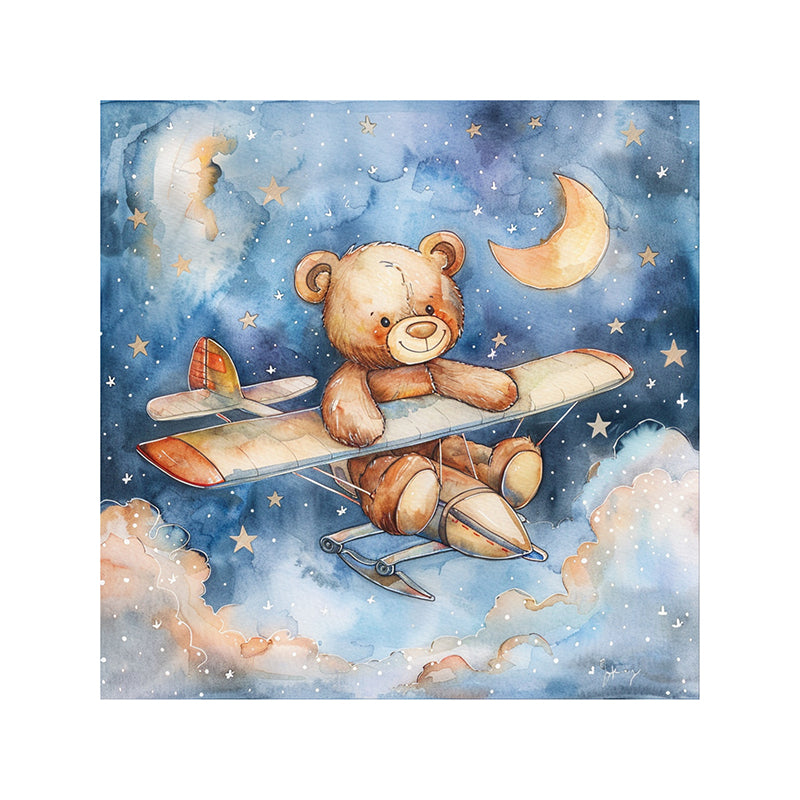 Astro Teddy Wall Art - Set Of Two media 4