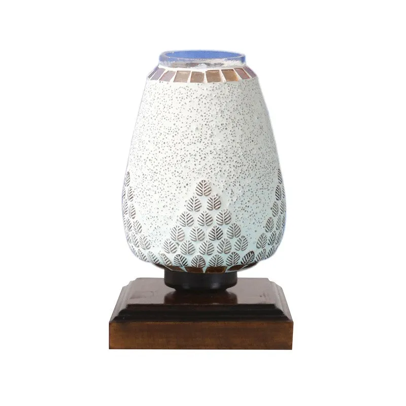 Lunero Glass Table Lamp With Wooden Base media 6