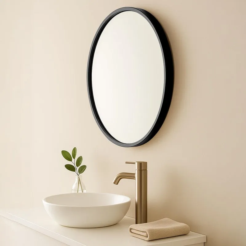 Lunara Halo Wall Mirror With Aluminium Frame media 4
