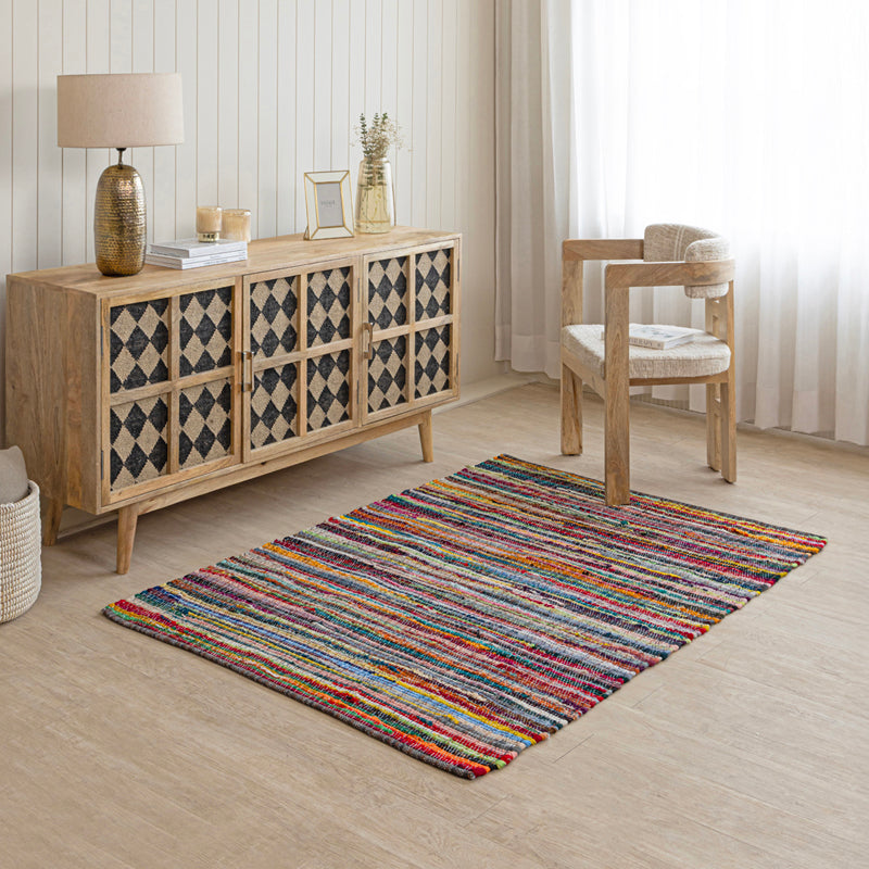 Elyra Handwoven Cotton Rug media 4