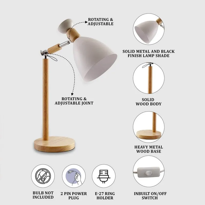 AarviDecor Sienna Accent Metal Table Lamp media 7