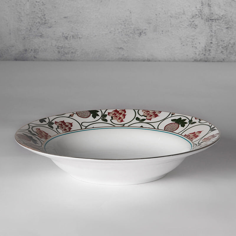 India Circus Fleurella Bone China Pasta Plate - Set Of Two media 5