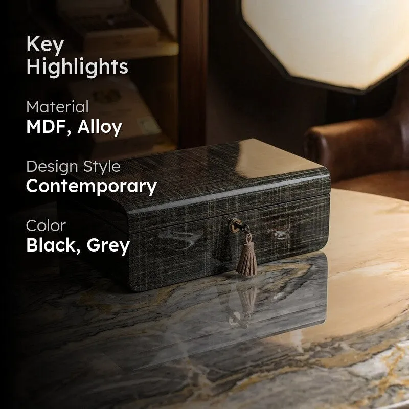 Eloria Alloy Jewel Box with Lock media 2
