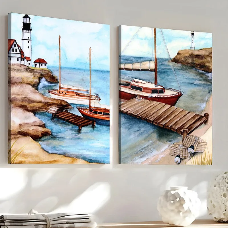 Poetic Ports Wall Art - Set Of Two media 3
