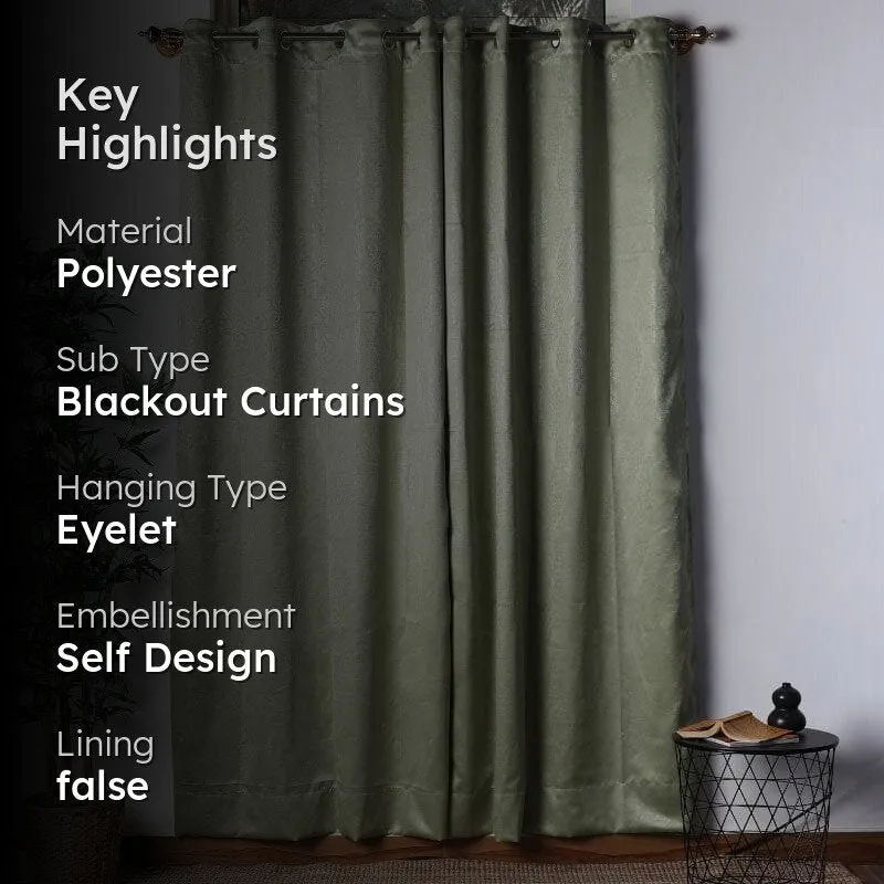 Swayam Earthy Green Curtain media 2