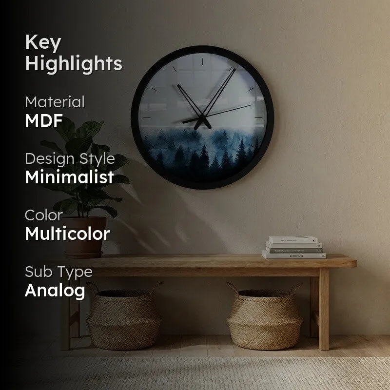 Lilyra MDF Wall Clock media 2