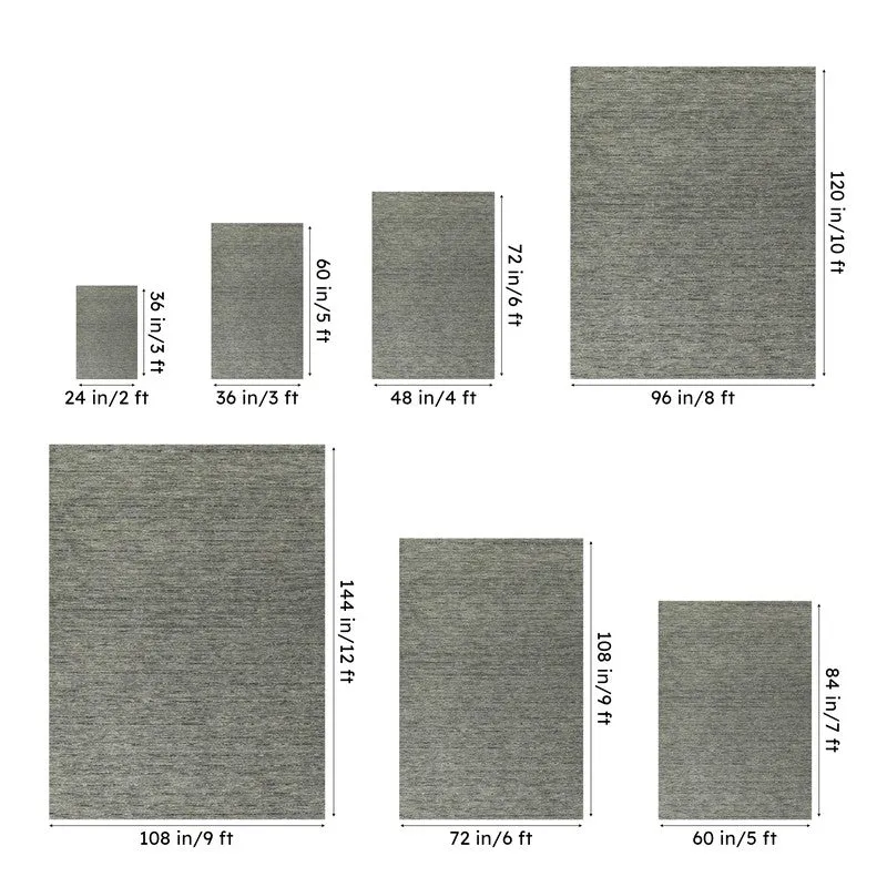 Leyla Hand Woven Wool Rug - Dark Grey media 13