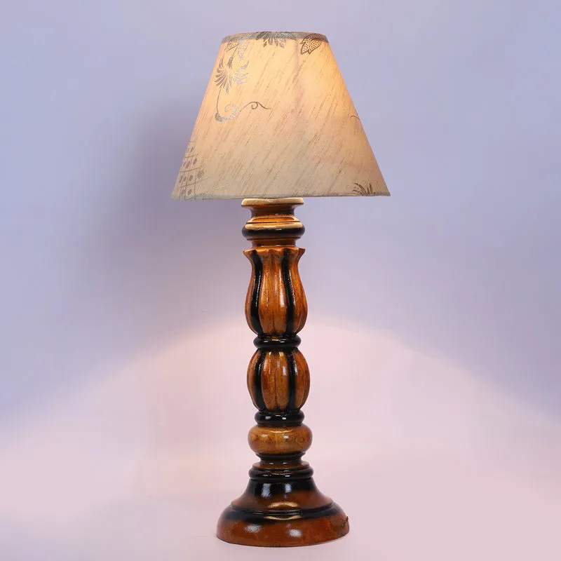 Rodra Iron Table Lamp - Ivory,Brown media 5