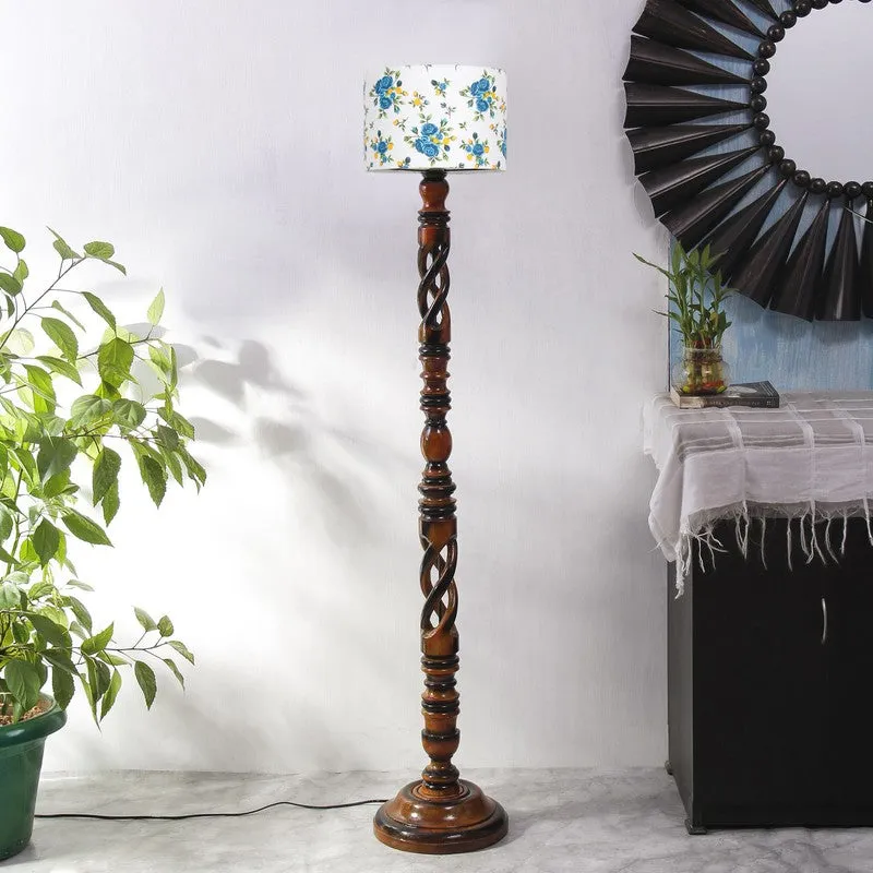 SlateRay Floor Lamp (Floral) media 3