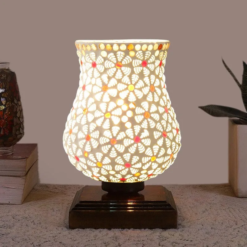 Radiavo Mosaic Glass Table Lamp - Multicolor media 3