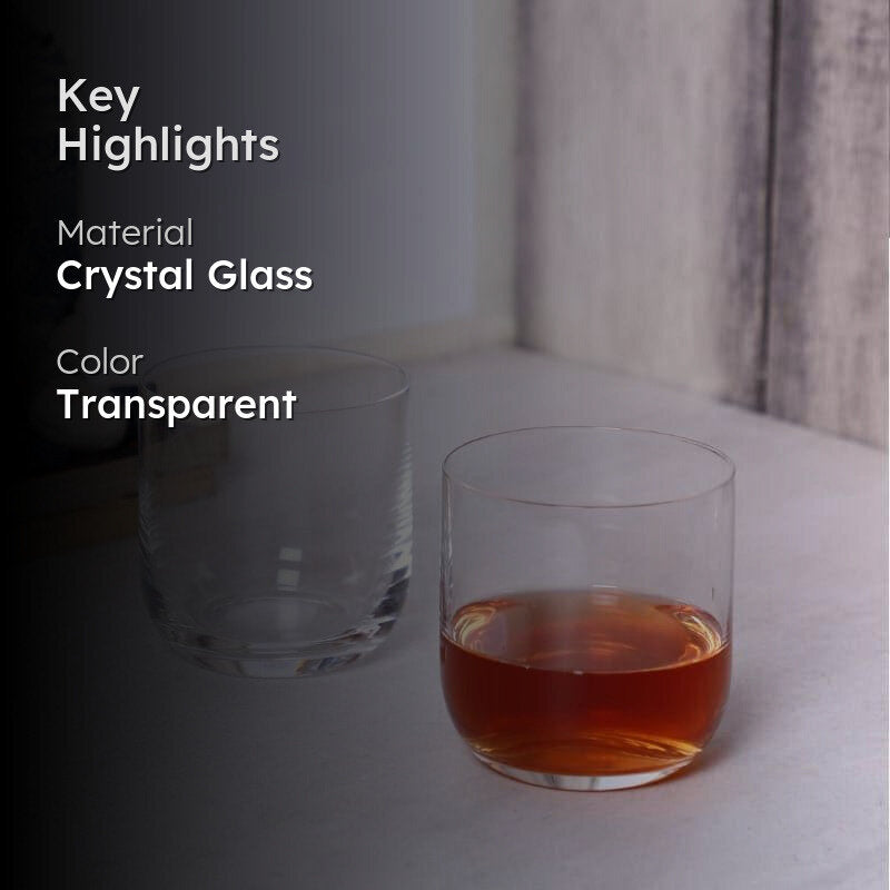 Jasper Old Fashioned Bohemia Crystal Glasses (330 ML) - Set Of Six media 2