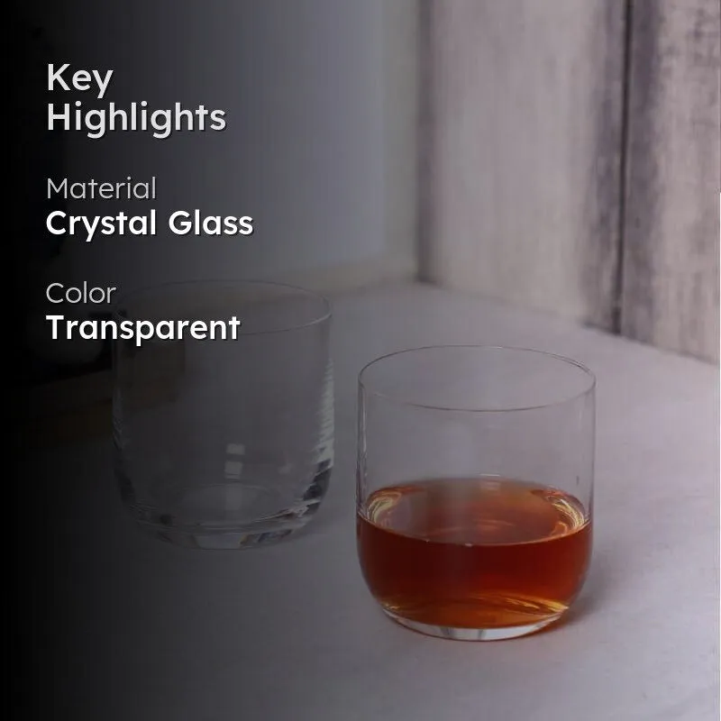 Jasper Old Fashioned Bohemia Crystal Glasses (330 ML) - Set Of Six media 2