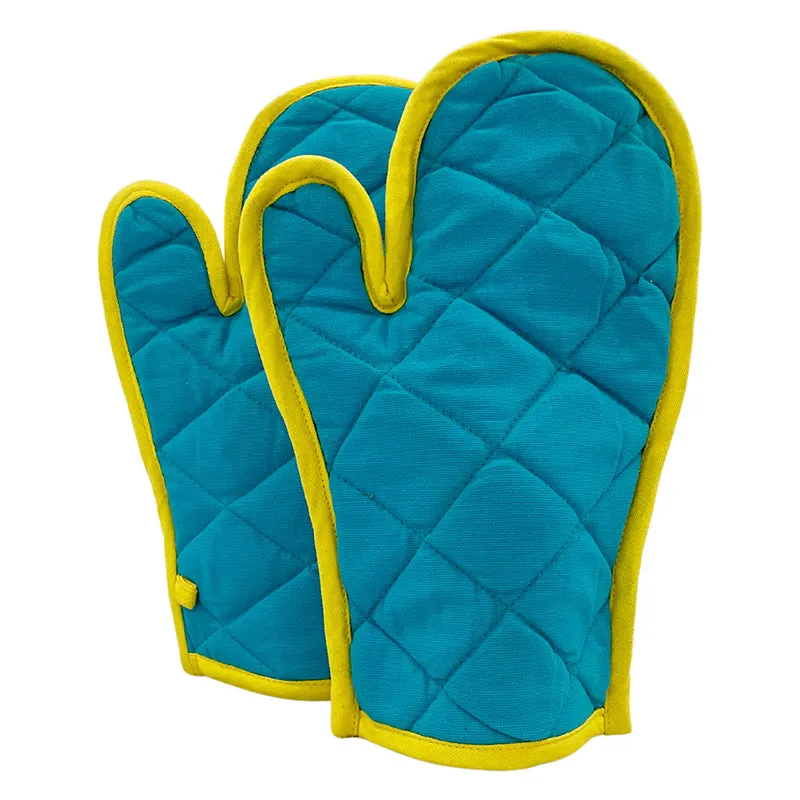 Swayam Teplo Kitchen Gloves (Blue & Yellow) - Set Of Two media 4