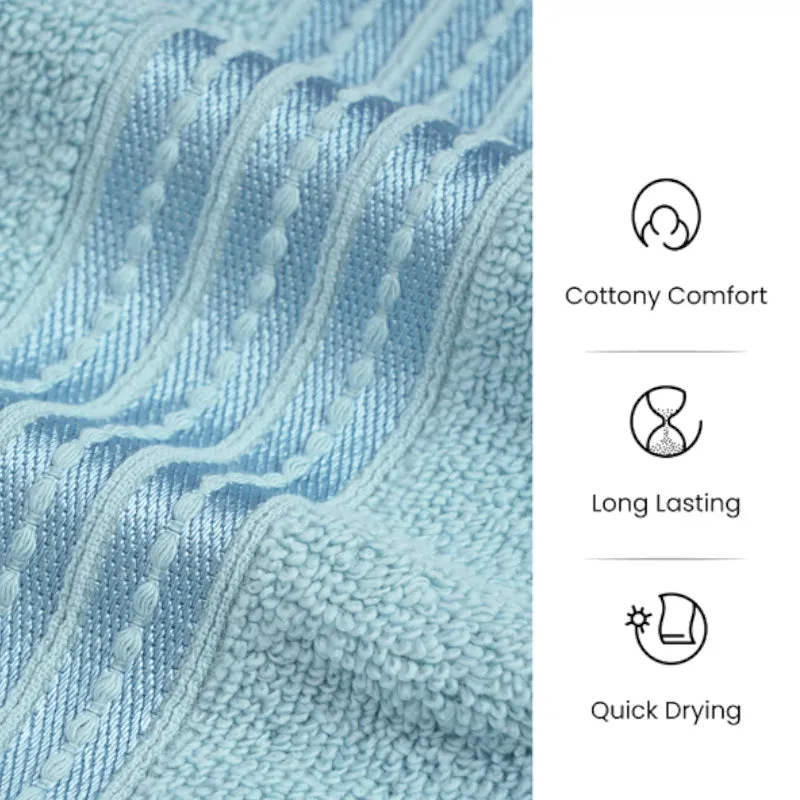 Micro Cotton LuxeDry Soothe Bath Towel - Light Blue media 7