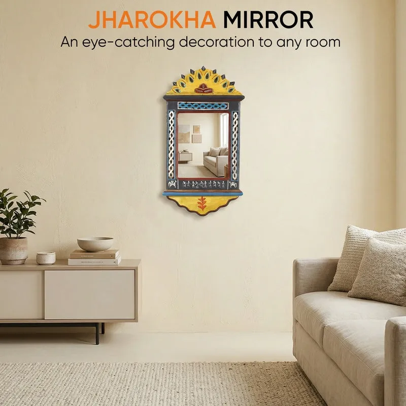 Raamya Handcrafted Jharokha Mirror media 3