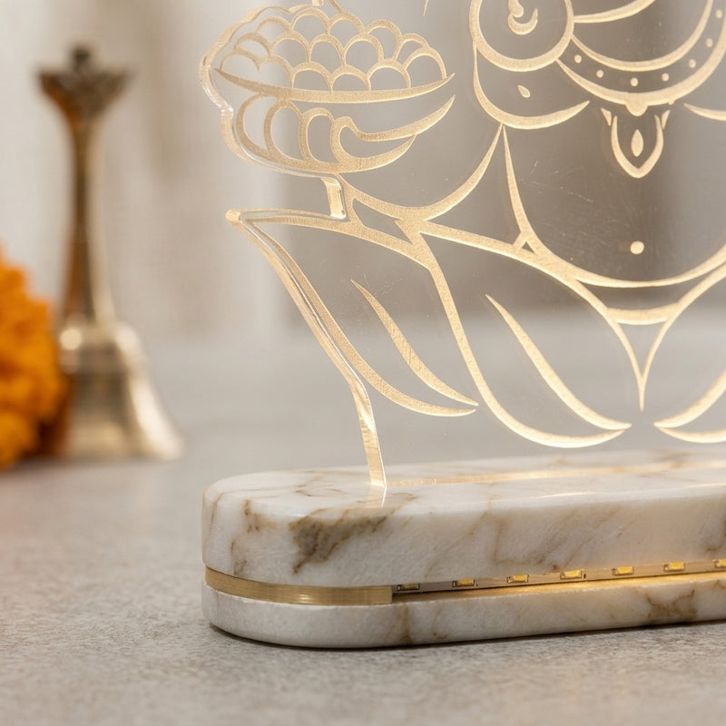 Ganaraya Acrylic Table Lamp - Transparent media 4