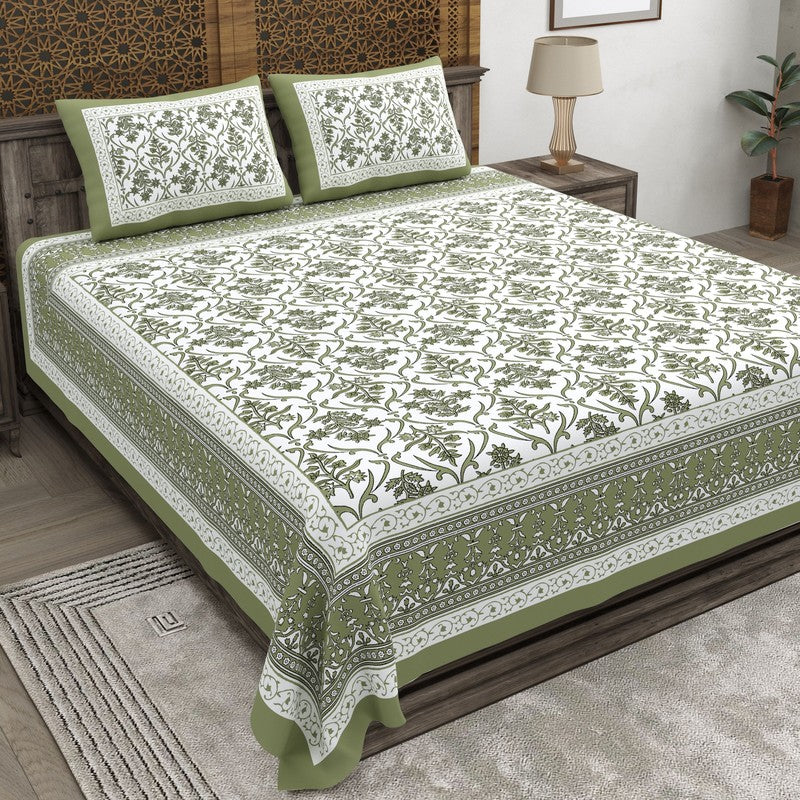 Olive Green,White