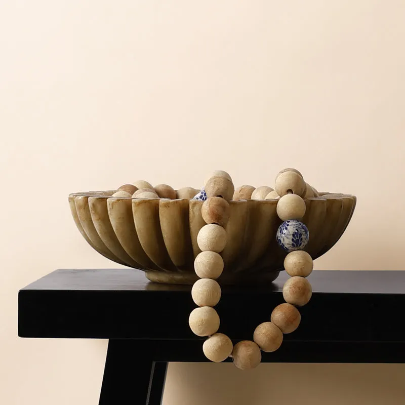 Arcline Accent Bowl - Beige media 3