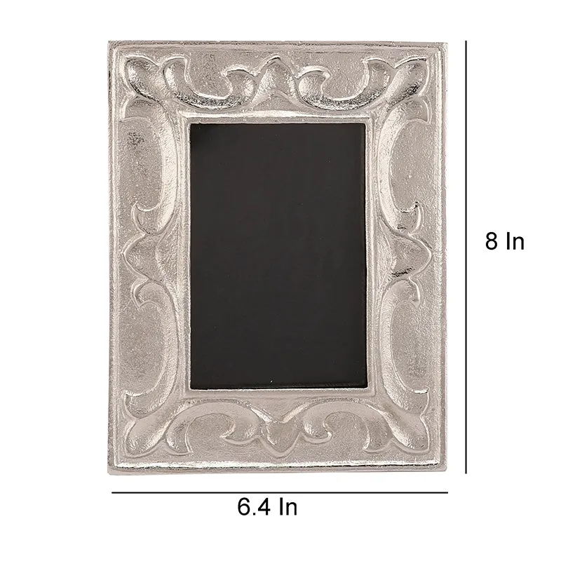 Baroque Charm Aluminium Photo Frame - Silver media 5