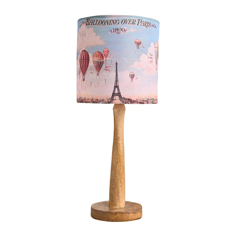 Parisian Sky Fabric Table Lamp - Multicolor media 4