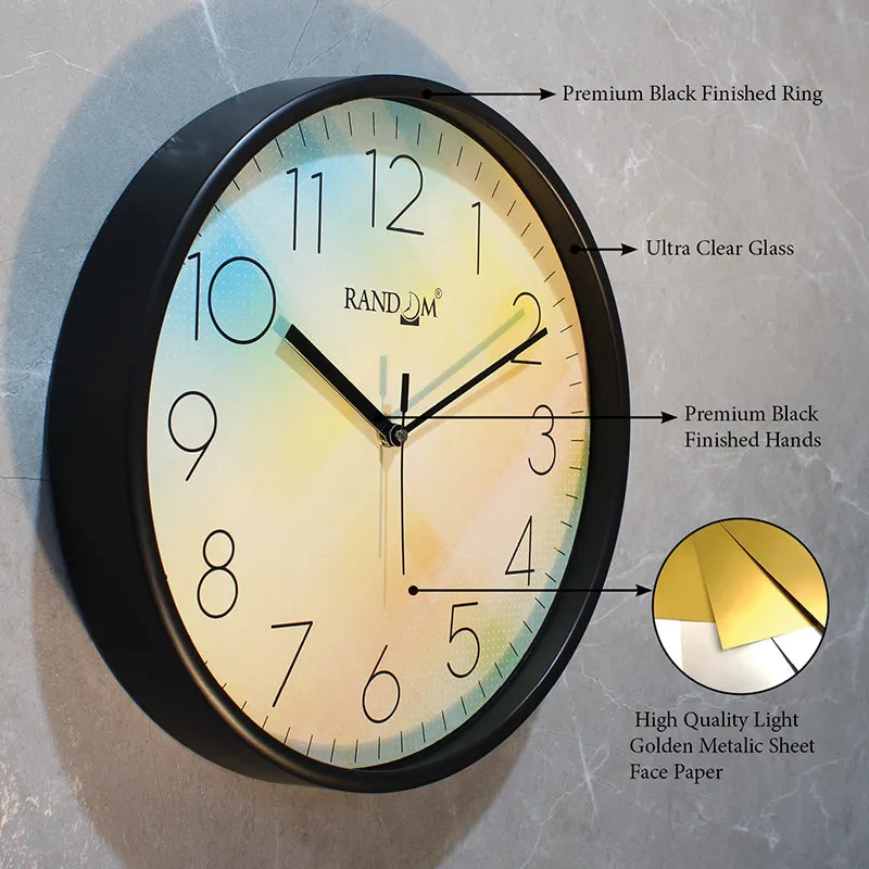 Dreamy Pastel Splash Clock media 6