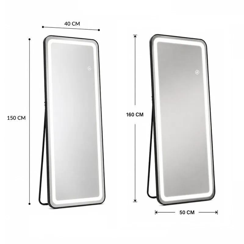 Halo Edge LED Floor Mirror - 11