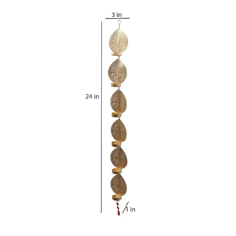 Ambuja Hanging Tealight Candle Holder - Set Of Three media 6