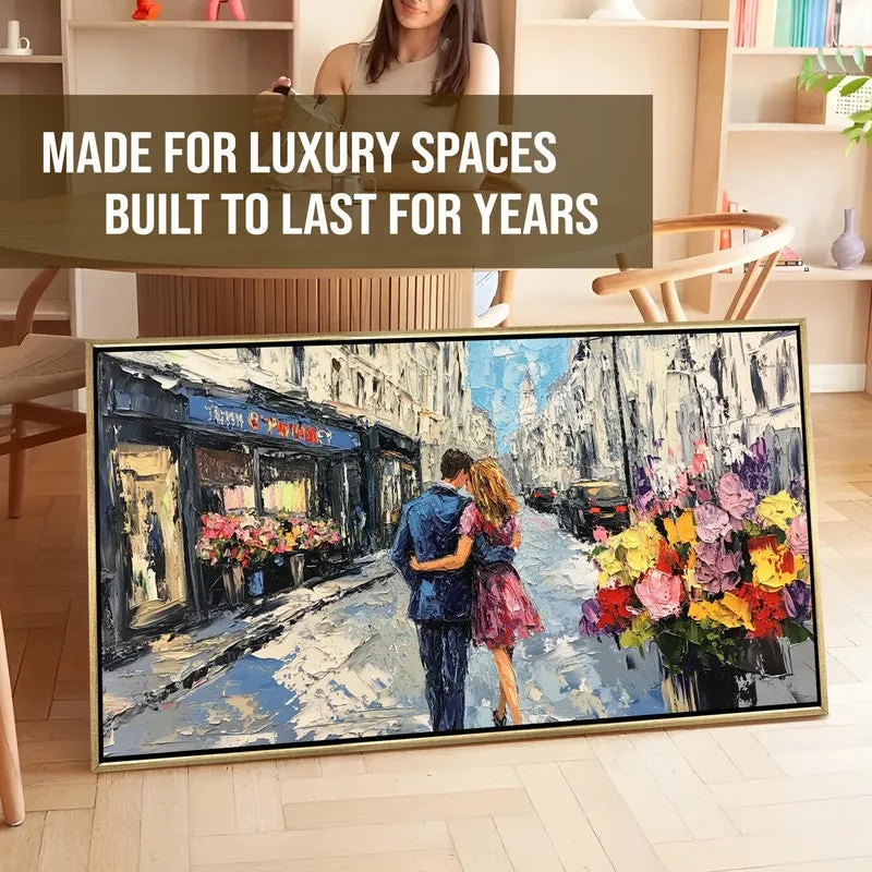Blossom Affair Canvas Wall Painting With Frame media 7