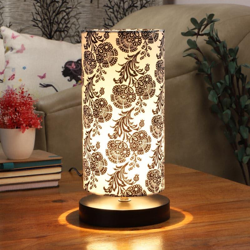 Filigree Torine Fabric Table Lamp - Black,White