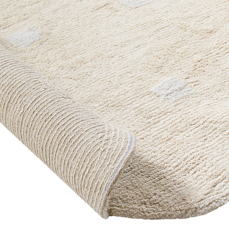 Scalloped Polka Tufted Cotton Area Rug media 5