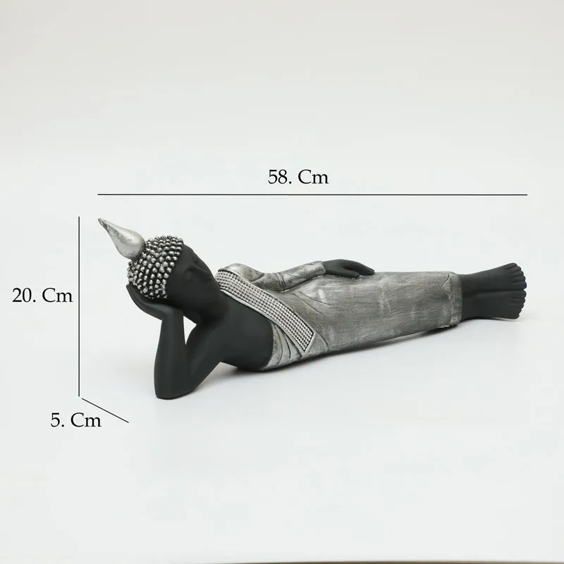 Buddha In Thought Showpiece media 7