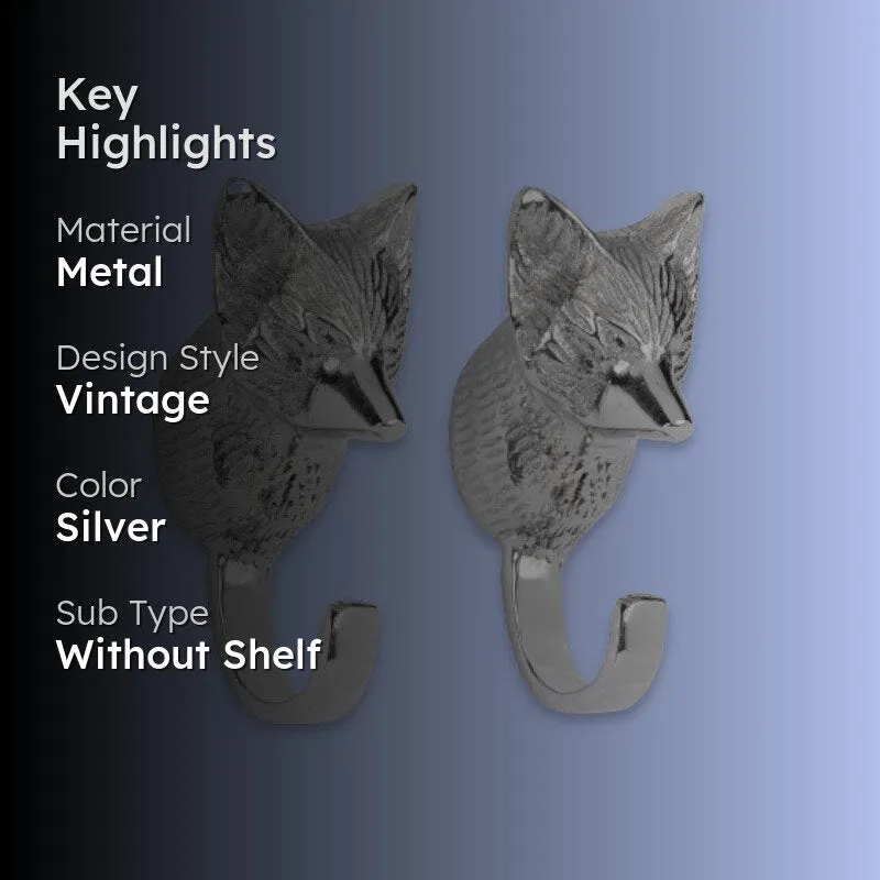 Foxy Wall Hook - Set Of Two media 2
