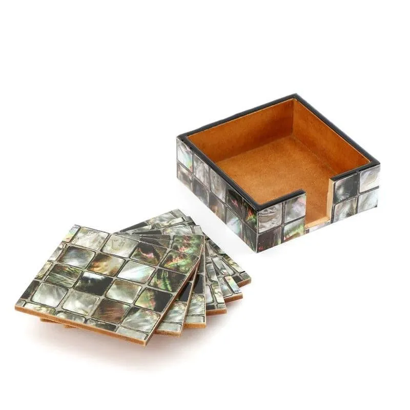 Igna Checkekered Coaster - Set Of Six media 4