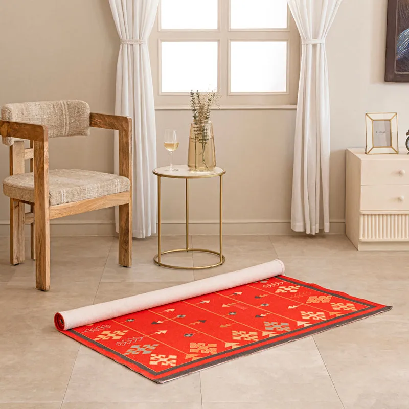 Dhaga Handwoven Cotton Rug media 6