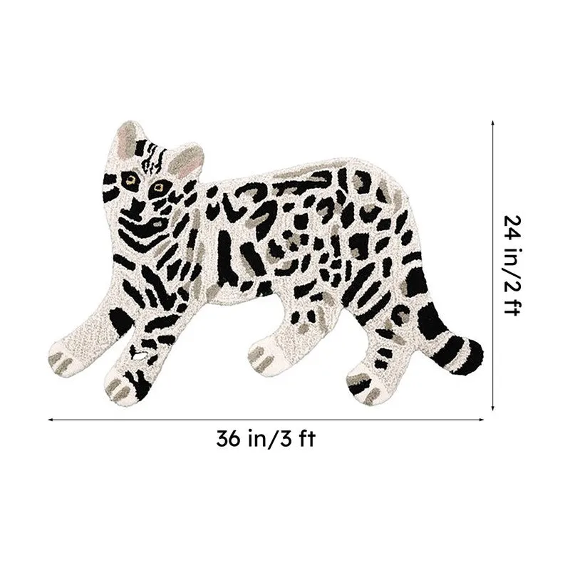 Mini Leopard Cotton Carpet media 7