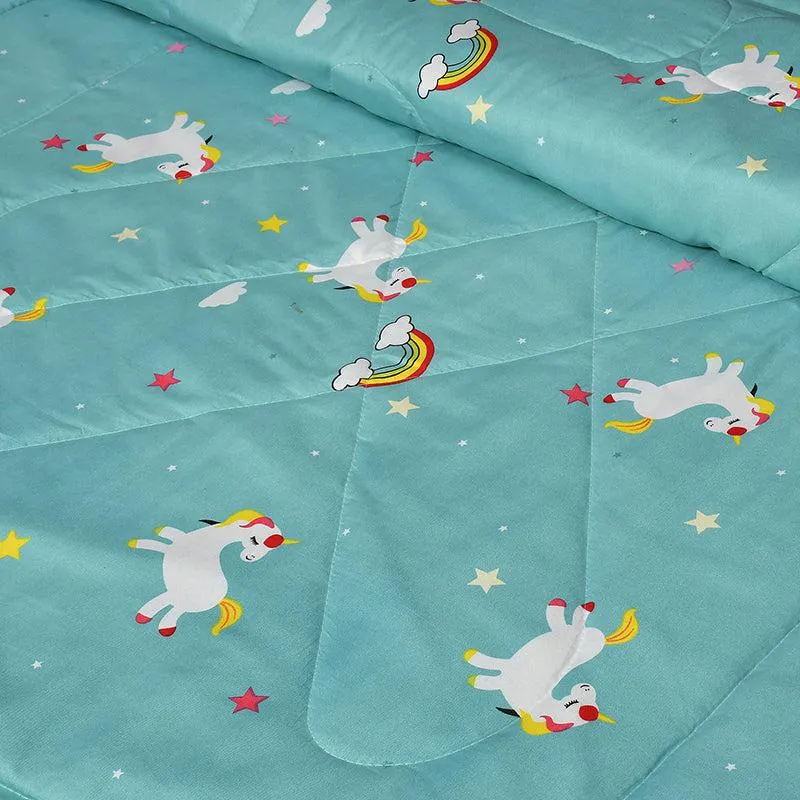 Unicorn Prism Microfiber Kids Comforter - 150 GSM media 4