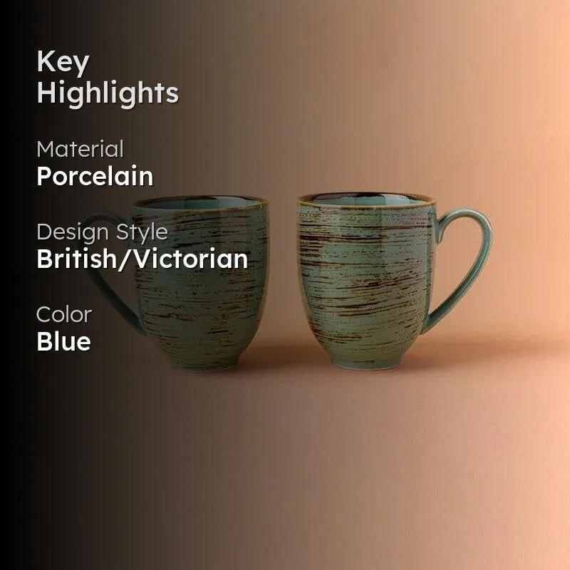 Sonoran Porcelain Coffee Mug (300 mL Each) - Set of Two media 2