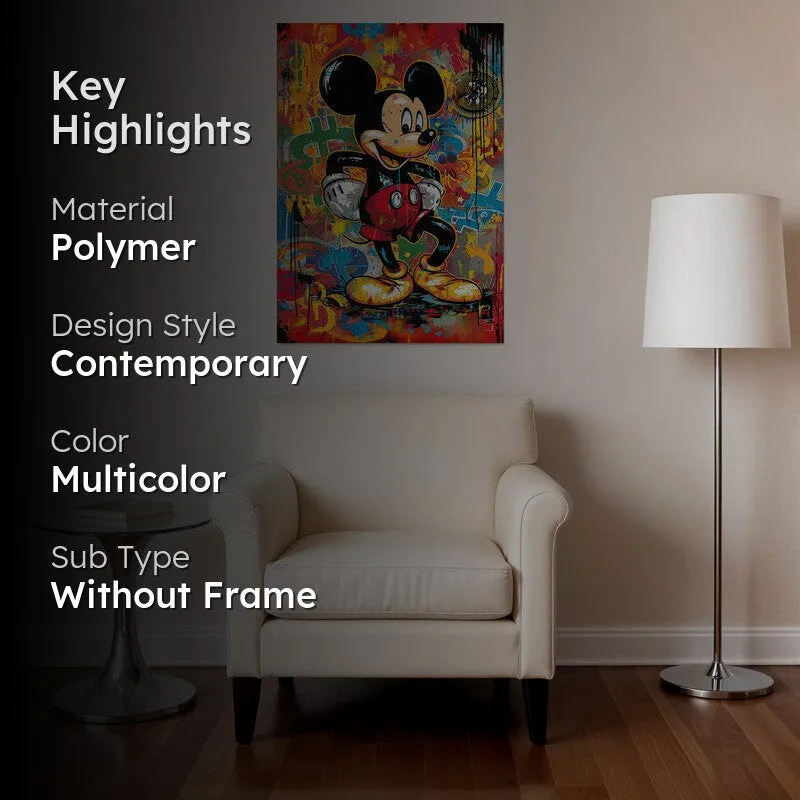 Colorful Mickey Wall Poster media 2
