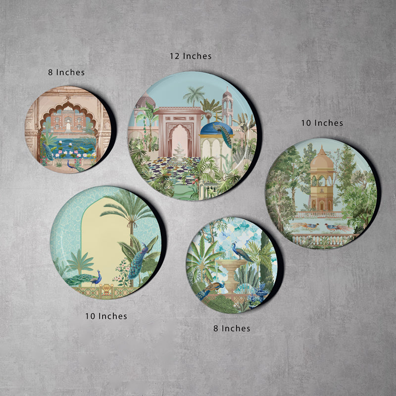 Regal Jardin Metal Wall Plate - Set Of Five media 9