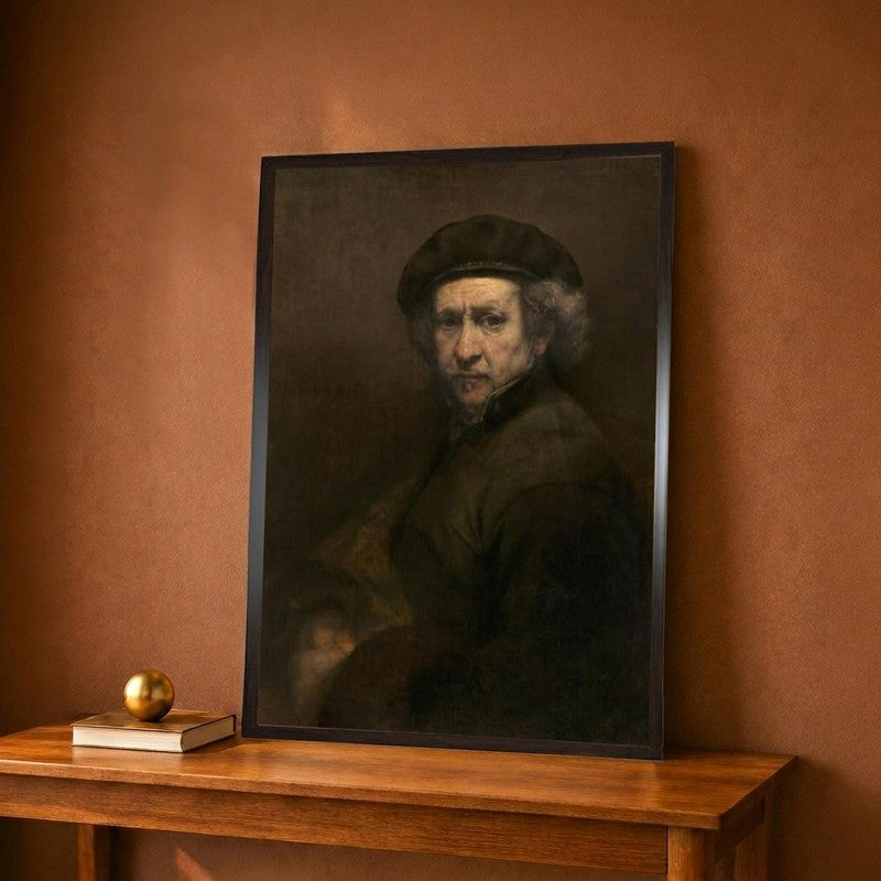 Self-Portrait 1659 Canvas Wall Painting - 9 x 12 Inches