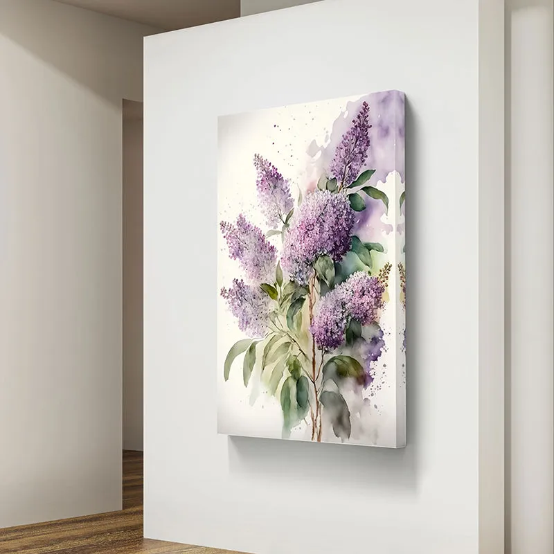 Blooming Lavender Canvas Wall Painting media 4