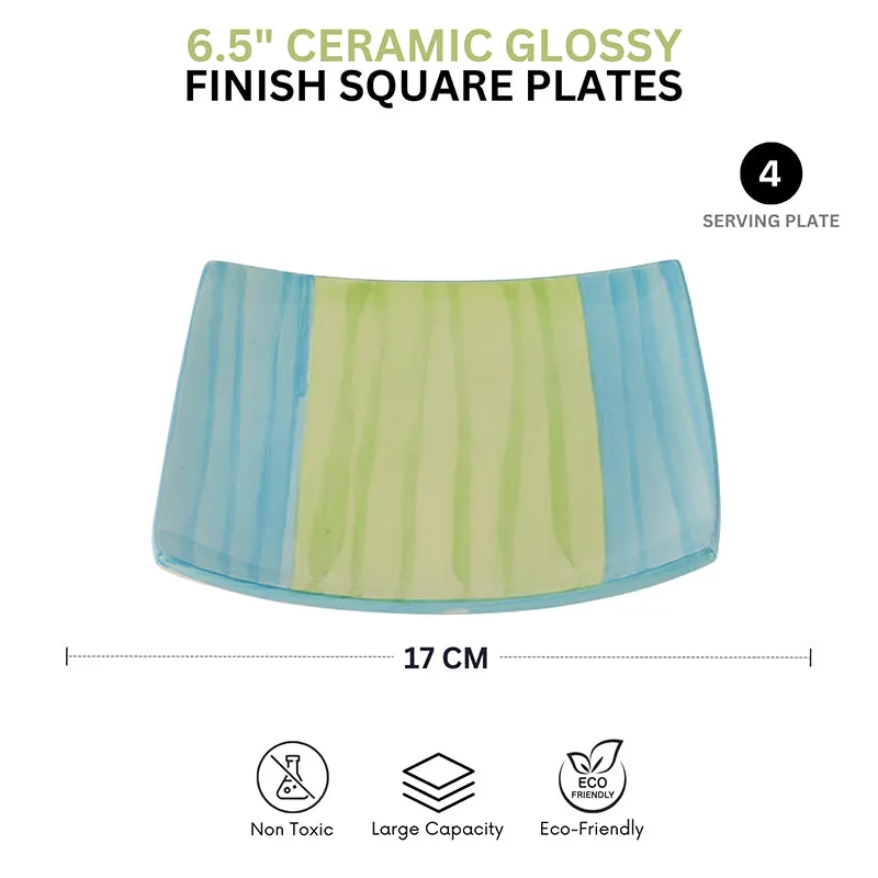 Souk Sips Ceramic Platter - Set Of Four media 7