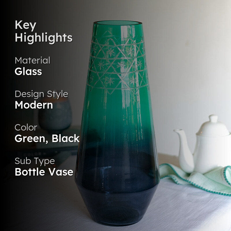 Verdant Whimsy Glass Vase media 2
