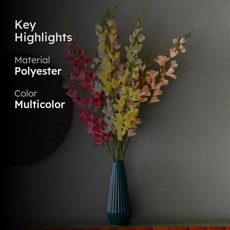 Faux Everlasting Orchid Fower Stick - Multicolor media 2