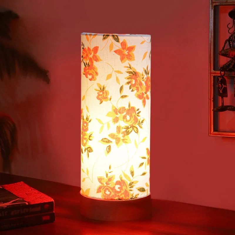 Ibis Nyra Tower Wooden Table Lamp - Multicolor media 2