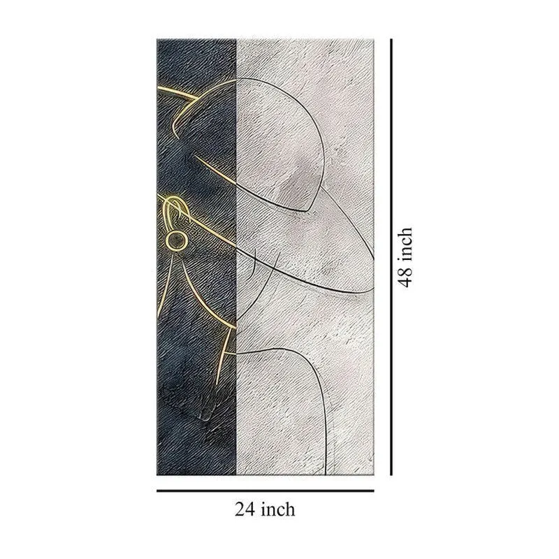 Modern Woman Line Art Wall Painting media 7